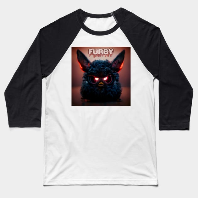 Possessed Furby Baseball T-Shirt by Spring River Apparel 